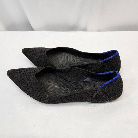 Rothy's The Point Pointed Toe Flats Black Women 10 - Picture 5 of 12